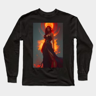 fire witch Long Sleeve T-Shirt